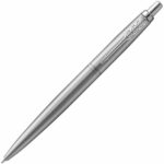Ручка шариковая Parker Jotter XL Monochrome Grey, серебристая