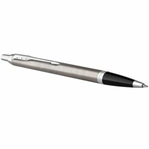 Ручка шариковая Parker IM Essential Stainless Steel CT, серебристая с черным — изображение 4