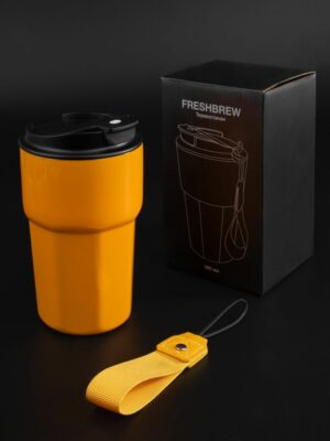 Термостакан Freshbrew, оранжевый — изображение 10