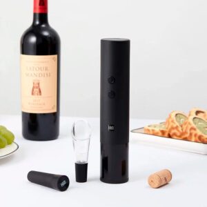 Винный набор HuoHou Electric Wine Bottle Opener 4 in 1, черный — изображение 3