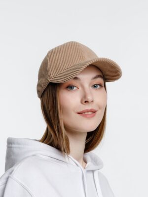 Бейсболка Soft Core, бежевая — изображение 5