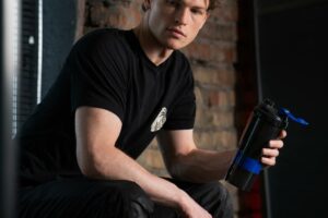 Спортивный шейкер Tonus, черно-синий — изображение 9