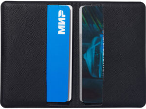 Футляр-книжка на 4-е карты с RFID Favor, черный — изображение 4