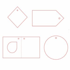 Этикетка бумажная на заказ Paper, M