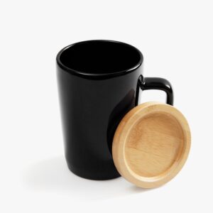 Кружка Vierra с крышкой-костером, черная — изображение 3