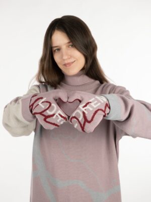 Варежки на заказ Mani, полушерсть — изображение 8