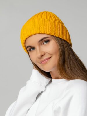 Шапка Uni, желтая — изображение 5