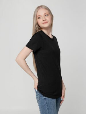 Футболка женская T-bolka Lady, черная — изображение 6