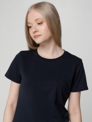 Футболка женская T-bolka Lady, темно-синяя — изображение 8