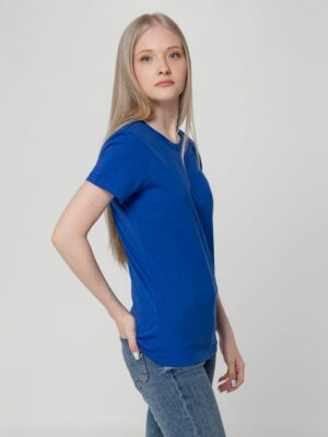 Футболка женская T-bolka Lady, ярко-синяя — изображение 6