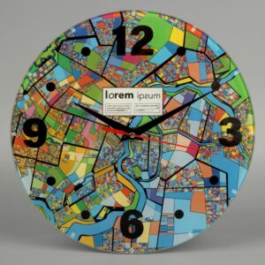 Часы стеклянные на заказ Time Wheel — изображение 2