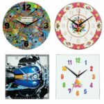Часы стеклянные на заказ Time Wheel
