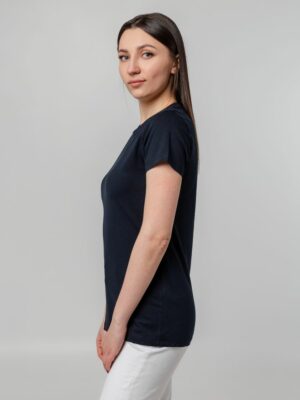 Футболка женская T-bolka Stretch Lady, темно-синяя (navy) — изображение 7