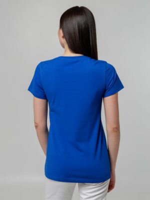 Футболка женская T-bolka Stretch Lady, ярко-синяя (royal) — изображение 7