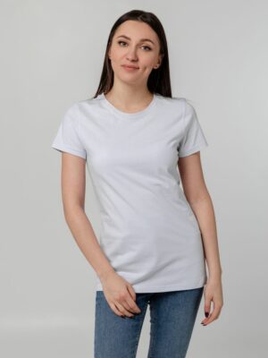 Футболка женская T-bolka Stretch Lady, белая — изображение 5