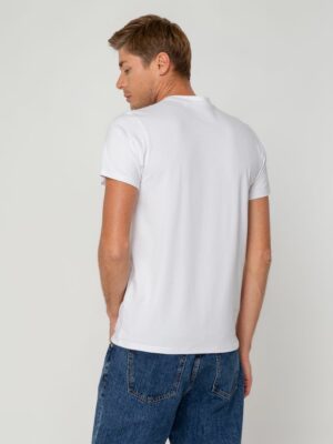 Футболка мужская T-bolka Stretch, белая — изображение 6