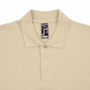 Рубашка поло мужская Spring 210, бежевая — изображение 3