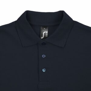 Рубашка поло мужская Spring 210 темно-синяя (navy) — изображение 3