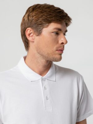 Рубашка поло мужская Spring 210, бежевая — изображение 8