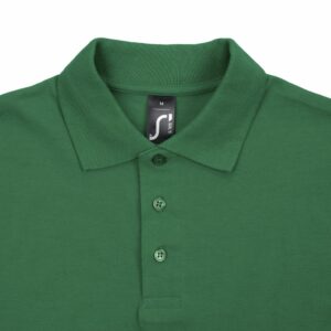 Рубашка поло мужская Spring 210, темно-зеленая — изображение 3