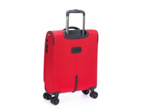 Чемодан TORBER Brosno, красный, нейлон 600D, 36,5 х 14 х 54 см, 32 л — изображение 2