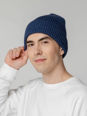 Шапка Tommi, синий меланж — изображение 5