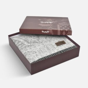 Плед Magnolia, серый — изображение 3