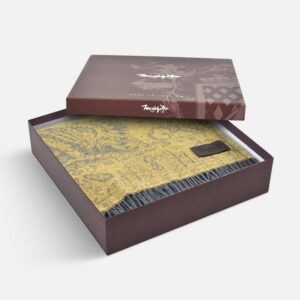 Плед Magnolia, желтый — изображение 3