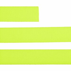 Стропа текстильная Fune 20 S, желтый неон, 30 см — изображение 2