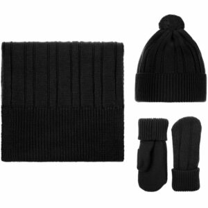 Шапка Knit Beat, черная — изображение 4