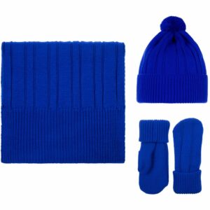 Шапка Knit Beat, синяя — изображение 4