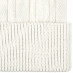 Шапка Knit Beat, белая (молочная) — изображение 3