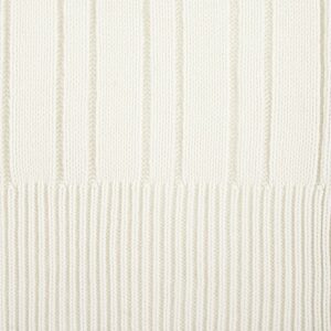 Шарф Knit Beat, белый (молочный) — изображение 3