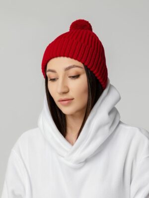 Шапка Nordvik, красная — изображение 4