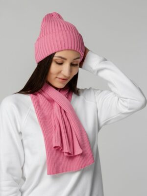 Шапка Yong, розовая — изображение 5