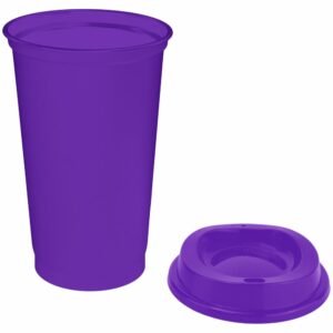 Стакан с крышкой Color Cap, фиолетовый — изображение 2