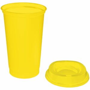 Стакан с крышкой Color Cap, желтый — изображение 2