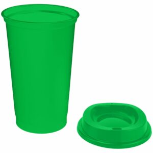 Стакан с крышкой Color Cap, зеленый — изображение 2