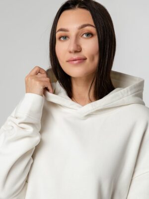 Худи оверсайз унисекс Tolla, молочное — изображение 9