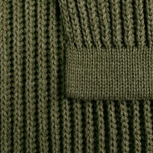 Плед Shirr, зеленый (оливковый) — изображение 3