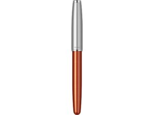 Перьевая ручка Parker Sonnet Essentials Orange SB Steel CT, перо: F, цвет чернил black, в подарочной упаковке. — изображение 4