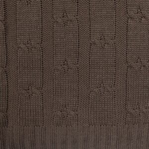 Плед Trenza, коричневый (какао) — изображение 3
