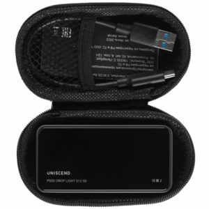 Внешний SSD диск Drop Light, с подсветкой гравировки, 512 Гб — изображение 5