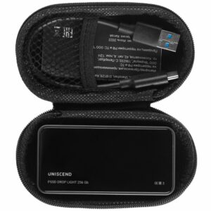 Внешний SSD диск Drop Light, с подсветкой гравировки, 256 Гб — изображение 5