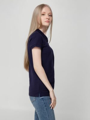 Рубашка поло женская Virma Lady, темно-синяя — изображение 6