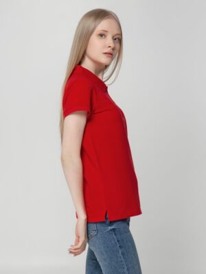Рубашка поло женская Virma Lady, красная — изображение 6