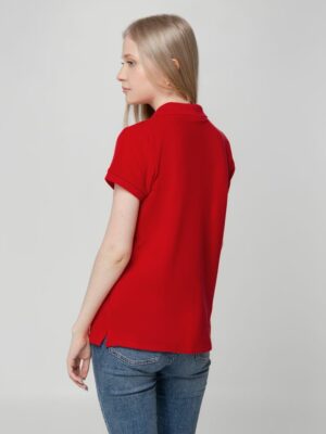 Рубашка поло женская Virma Lady, красная — изображение 7