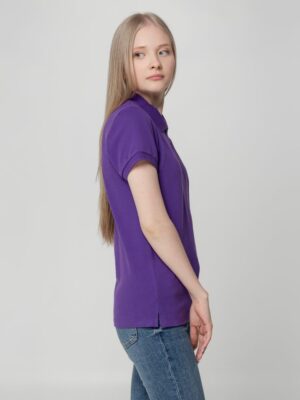 Рубашка поло женская Virma Lady, фиолетовая — изображение 6