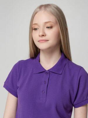 Рубашка поло женская Virma Lady, фиолетовая — изображение 7