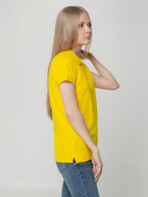 Рубашка поло женская Virma Lady, желтая — изображение 6